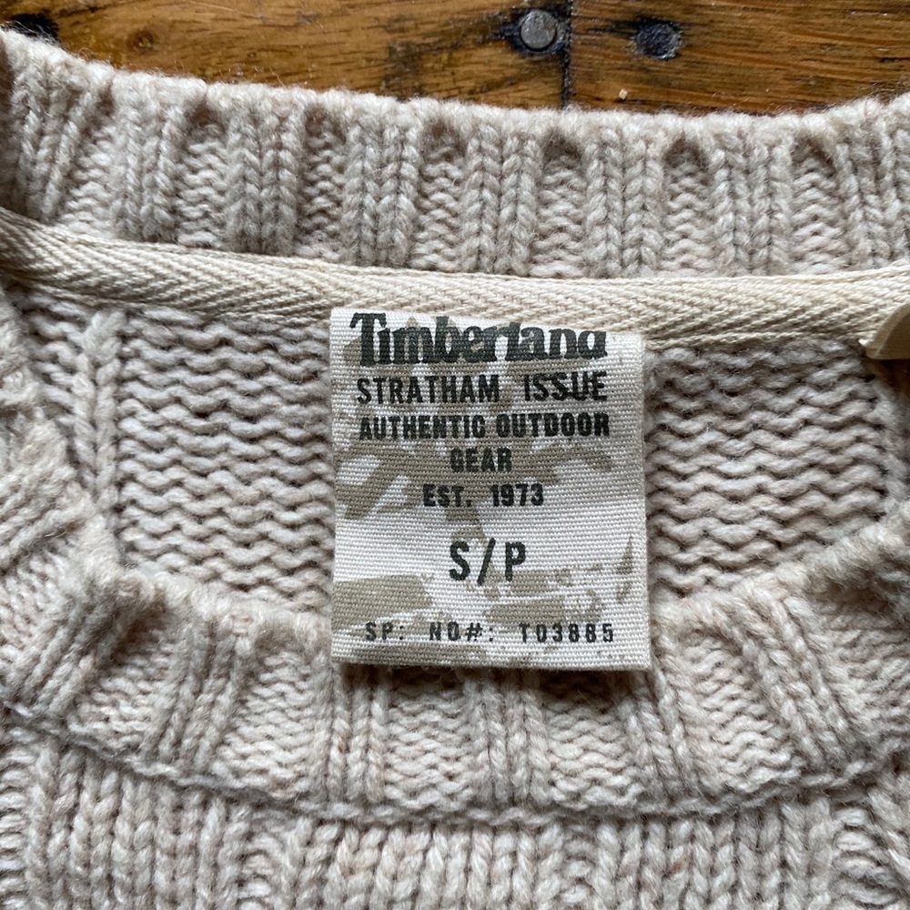 Timberland (Lambswool) Men’s Sweater - Size Small View 2